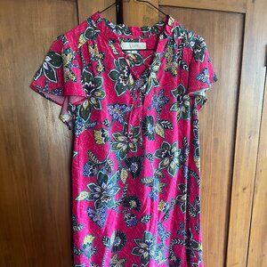 Loft Bright Pink Swing Dress - Sz Sm